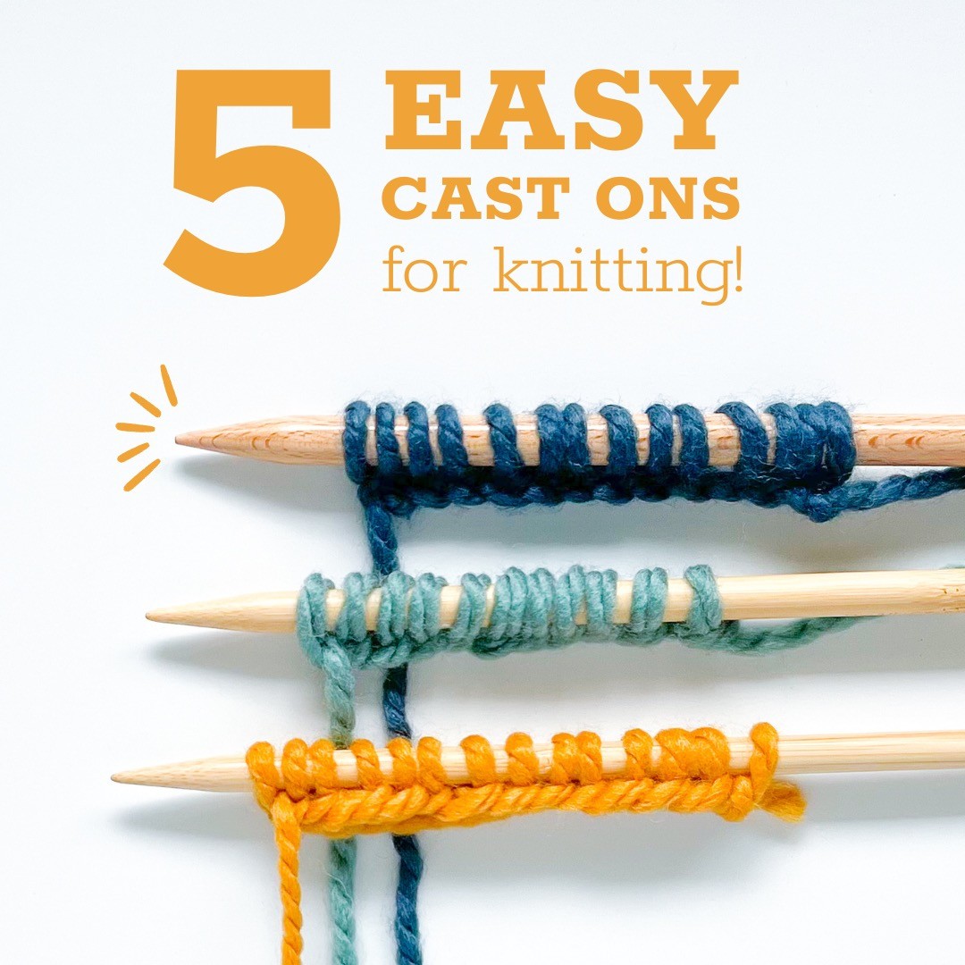 Let's talk about the first step to knitting any project -- casting on!
Did you know that there are so many ways to do it? From the basic knit cast on, to the classic long tail cast on, to the more intricate german twisted cast on, each method has its own personality and charm. ✨
Whether you're a beginner or an advanced knitter, it's always a great idea to try something new. Trying a new cast on is a great way to add a fresh twist to your next knitting project.
Check the link in our bio to learn 5 different ways to cast on! 🧶