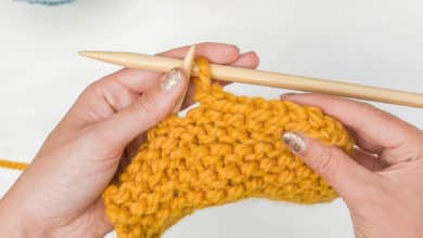 How to Bind Off Knitting - What it looks like