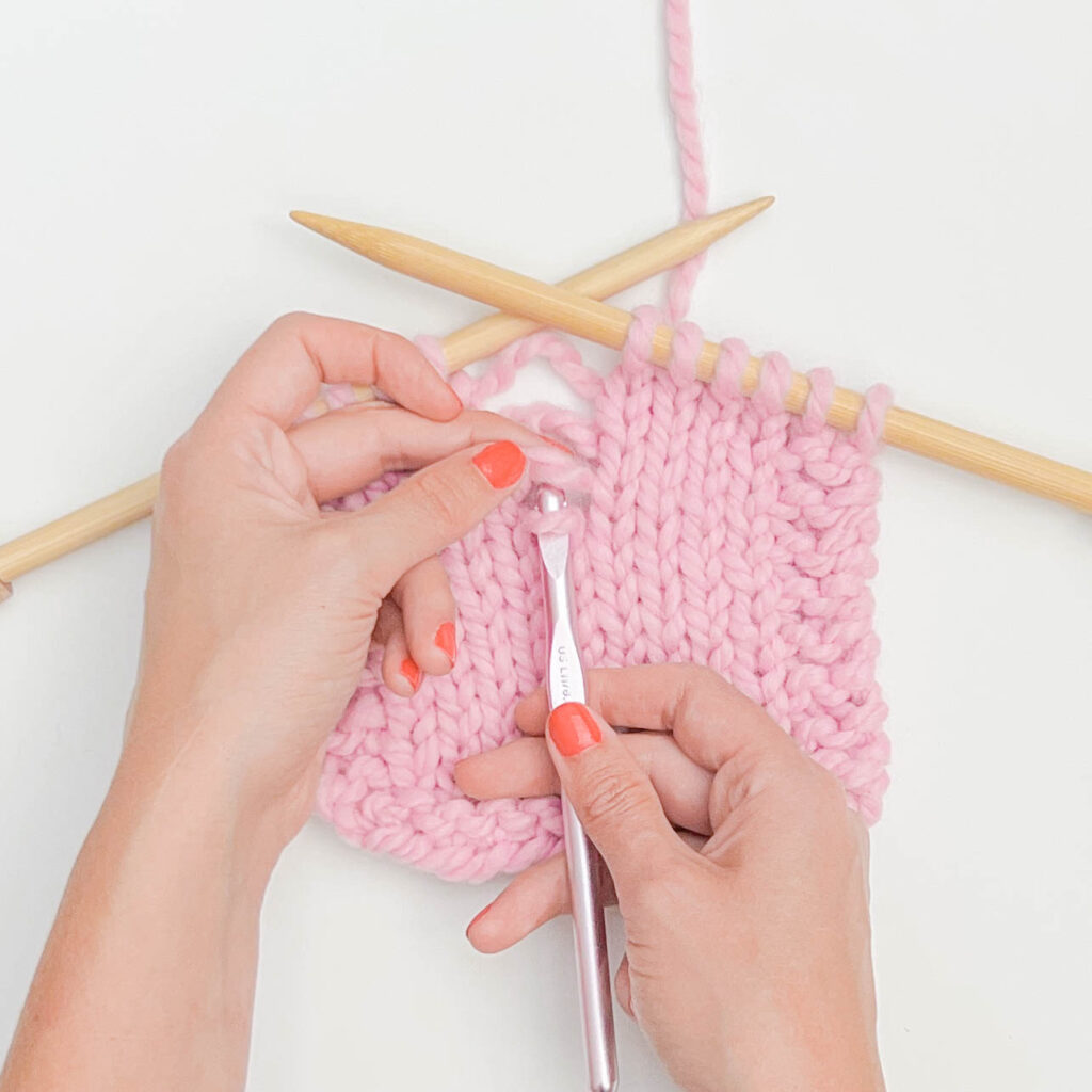 How to fix a dropped stitch - Knit Stitch Step 5
