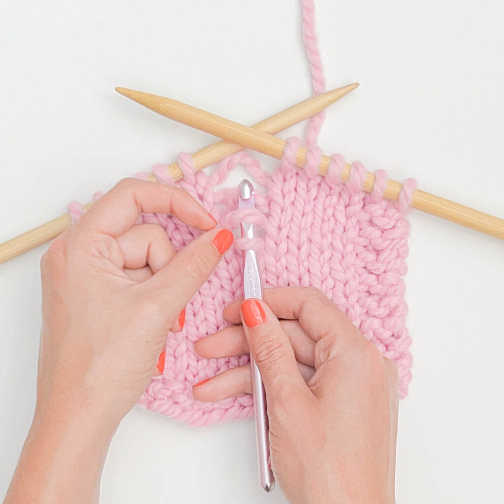 How to fix a dropped stitch - Knit Stitch Step 3