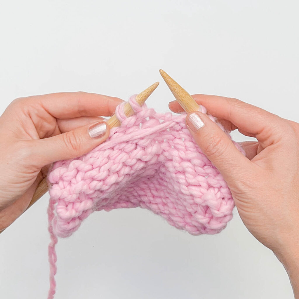 SSP Knitting Decrease: Step 3