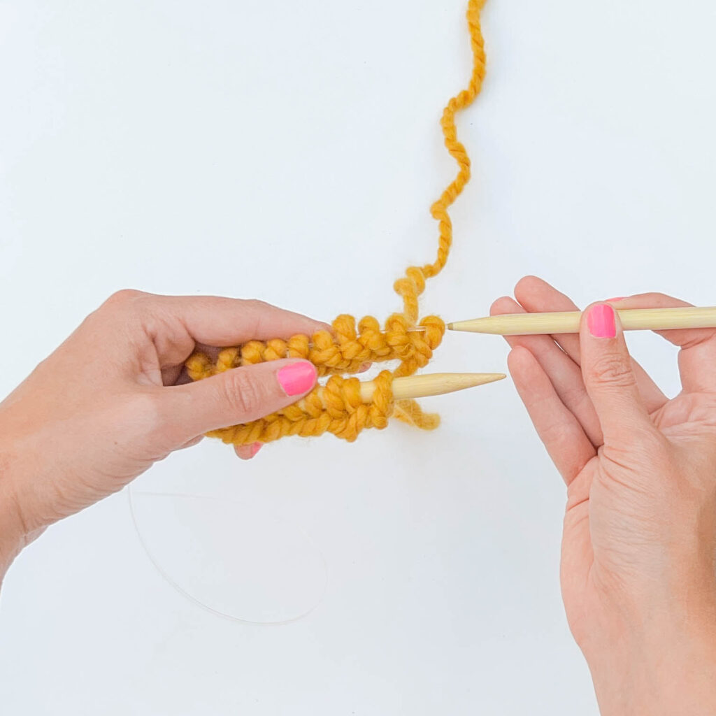 Magic loop knitting - Step 10