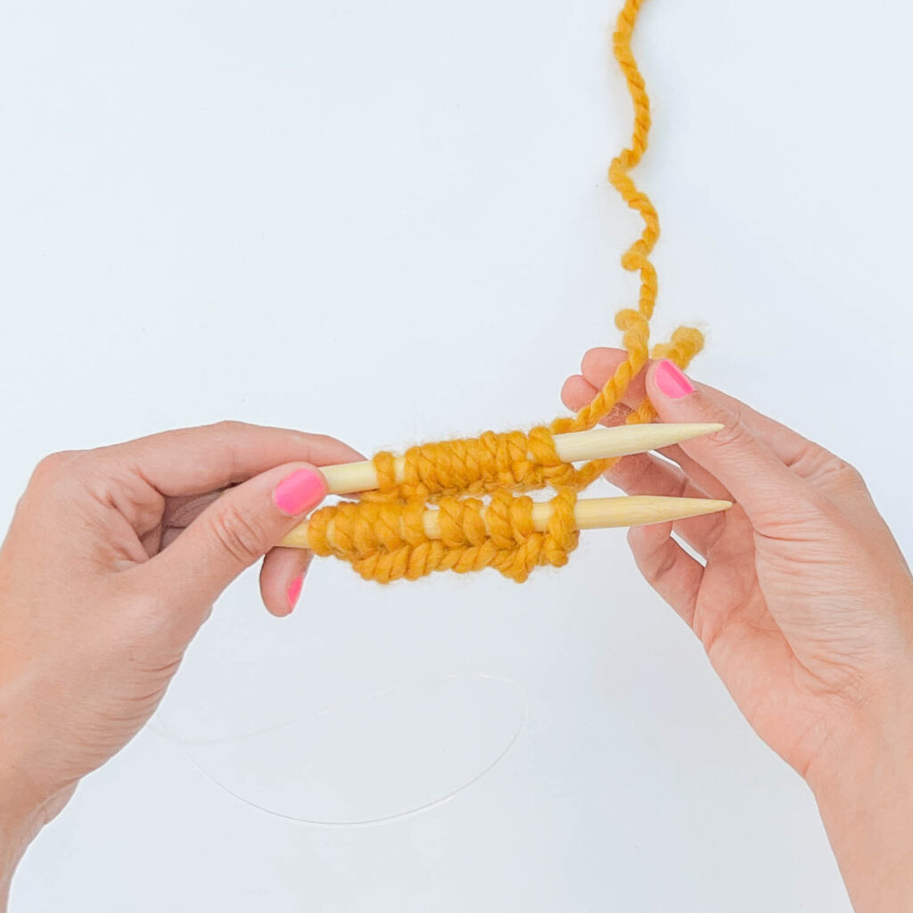 Magic loop knitting - Step 9