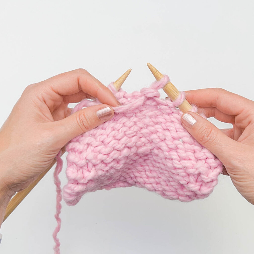 SSP Knitting Decrease: Step 6