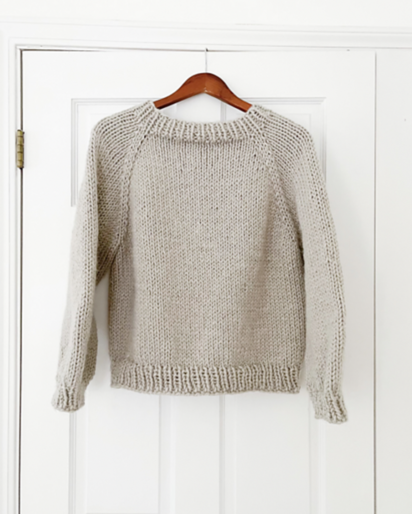 Easy Oversized Sweater Knitting Pattern
