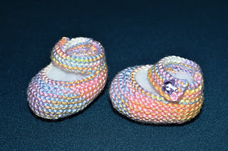 Basic Mary Jane Booties - Baby Knitting Patterns