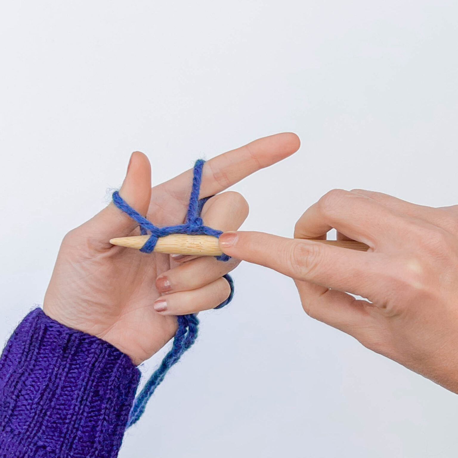 German Twisted Cast On 10 Easy Steps