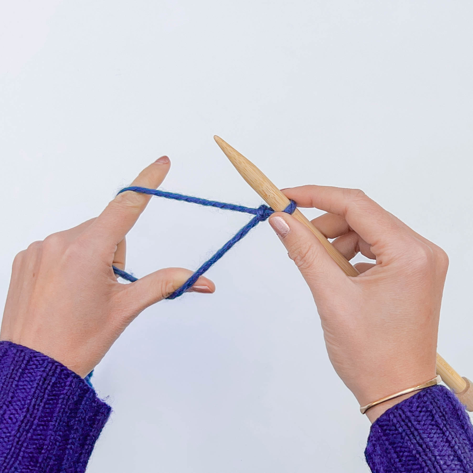 German Twisted Cast On 10 Easy Steps