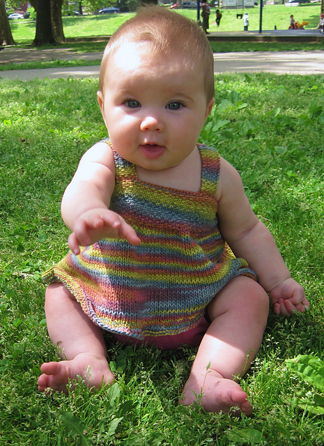 Hara Dress - Baby Knitting Patterns