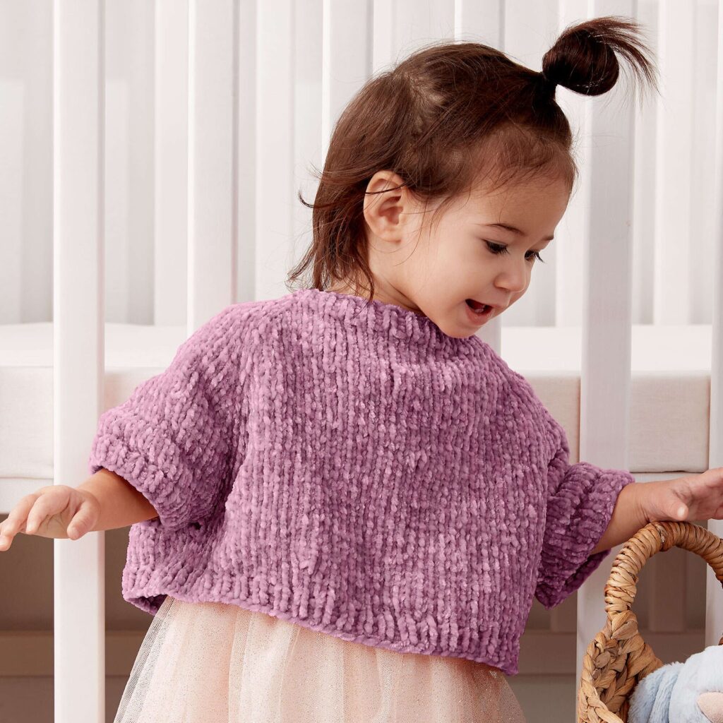 Poncho Pullover - Baby Knitting Patterns