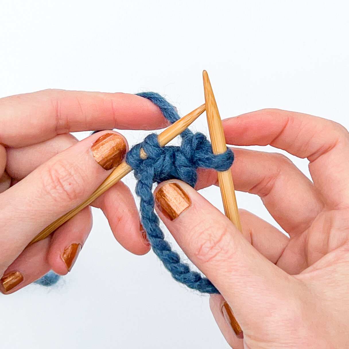 How to Knit I-Cord - step 2c