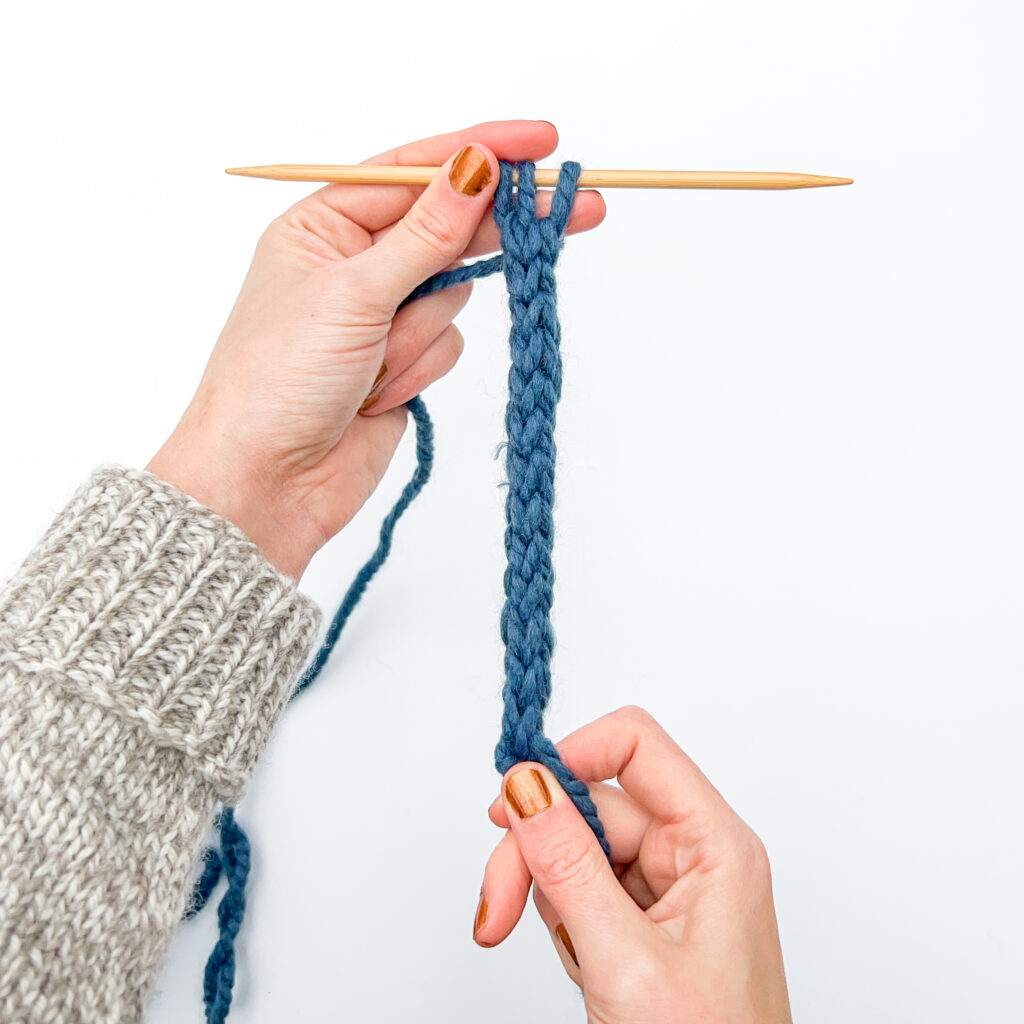 Knit I-Cord progress