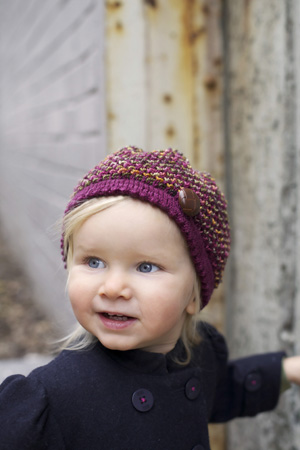 Ava Beret - Knit baby hat pattern