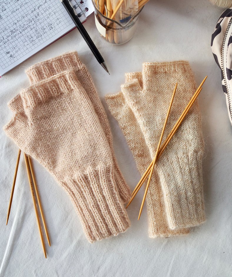 Creme - Mittens Knitting Pattern Free