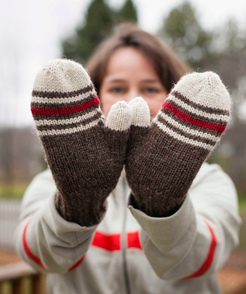 mittens knitting pattern - warmest mittens