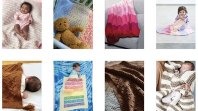 Images of free knit baby blanket patterns