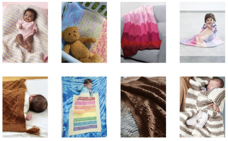 Images of free knit baby blanket patterns