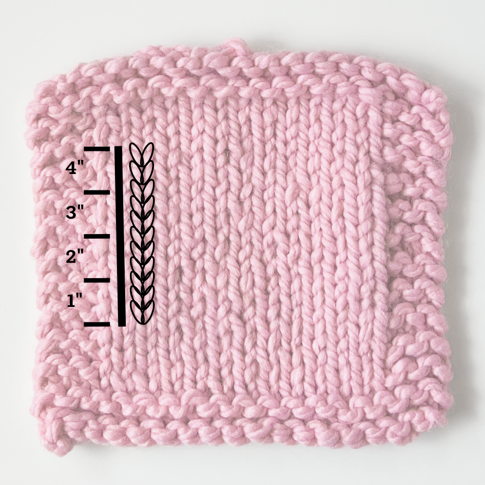 how to count rows in knitting