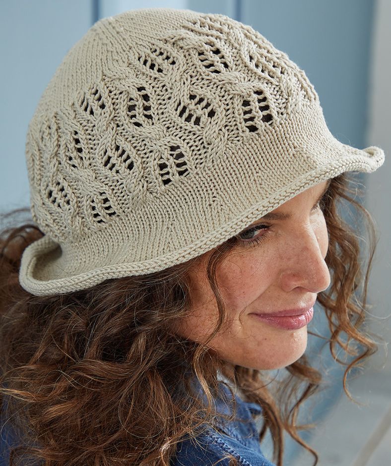Knit bucket hat pattern - Marla bucket hat