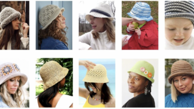 Knit and crochet bucket hat patterns