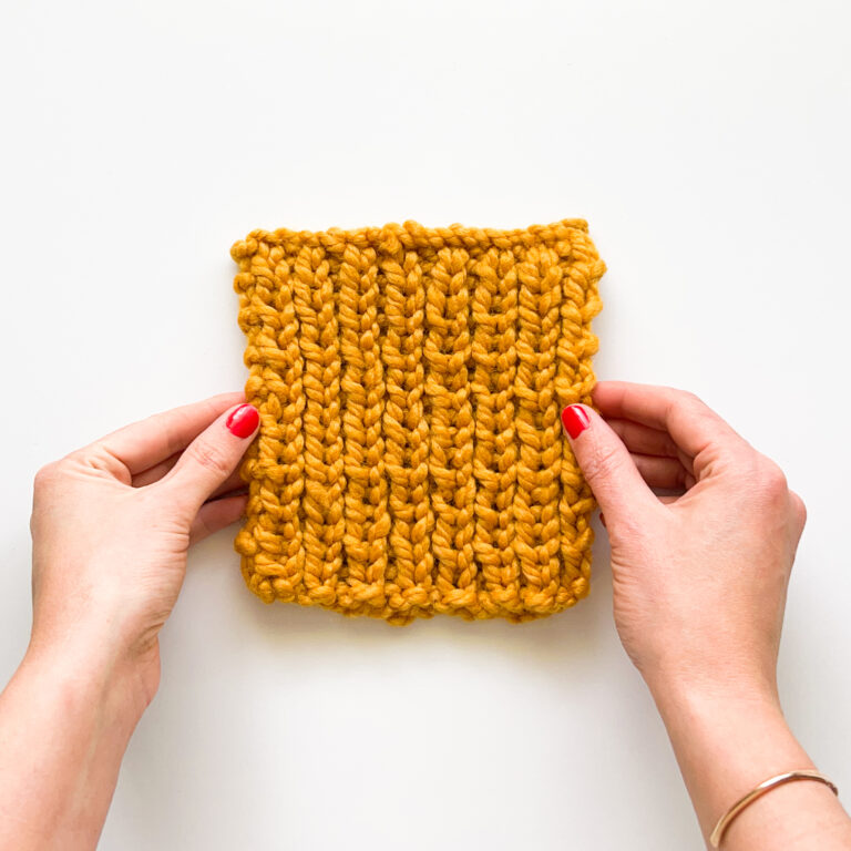 Rib Stitch in Knitting - 2 Easy Patterns