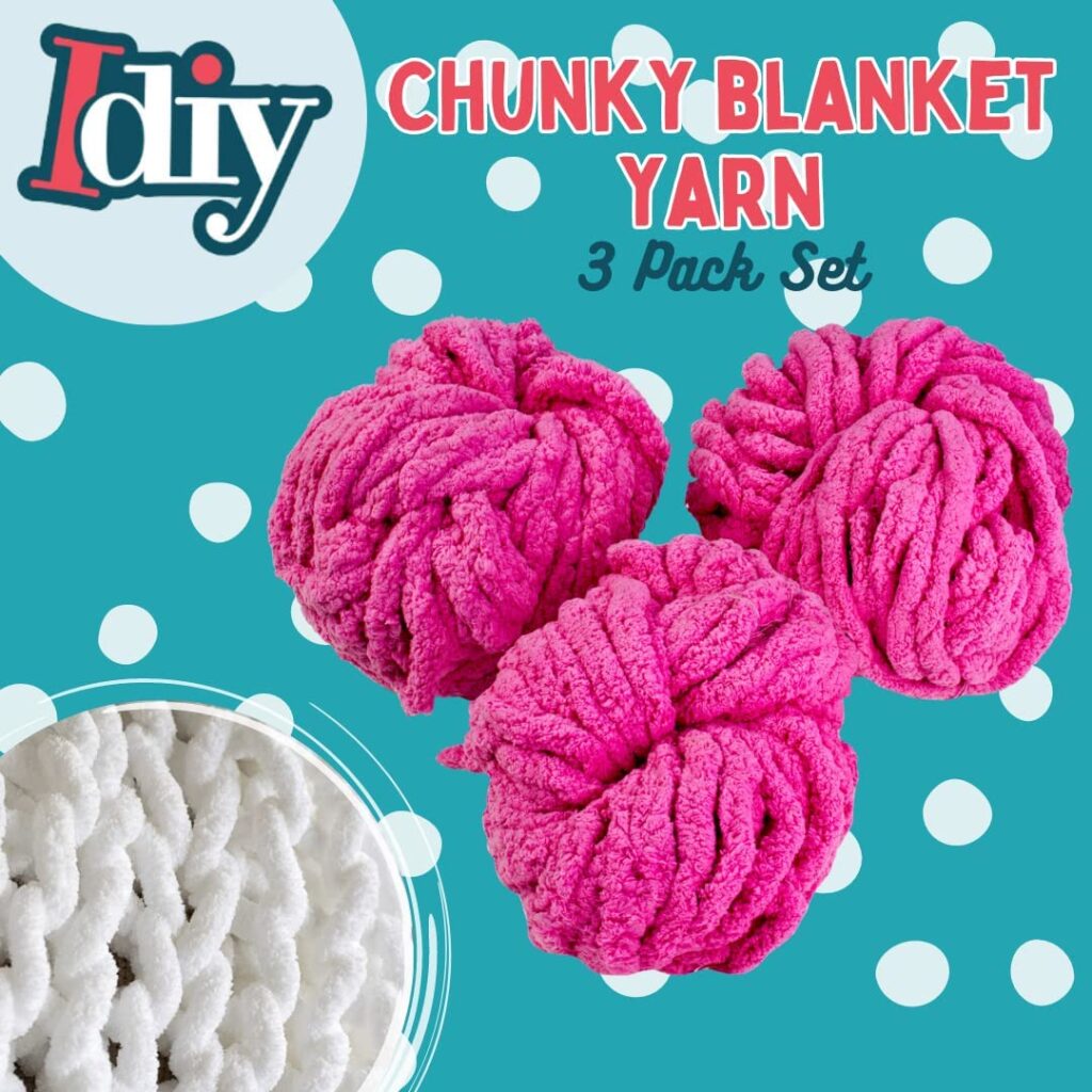 This is the image of fluffy, chunky yarn skeins.