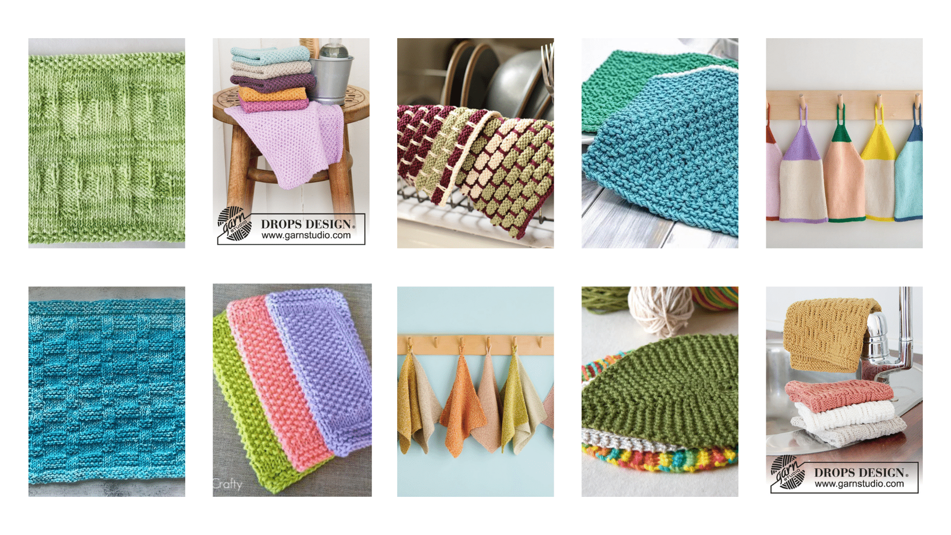 15 Easy Knitting Patterns: Dishcloths — Blog.NobleKnits