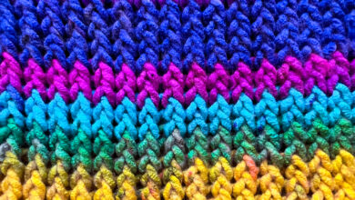 e-wrap knit stitch on the knitting loom