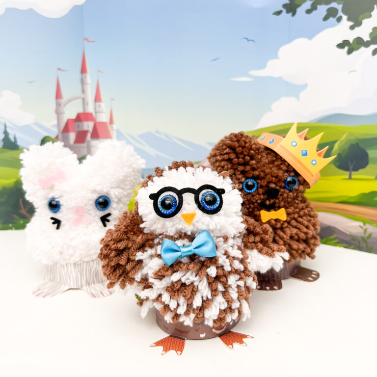 How to Make 3 Easy Yarn Animals BeKnitting Pom Pom Kit