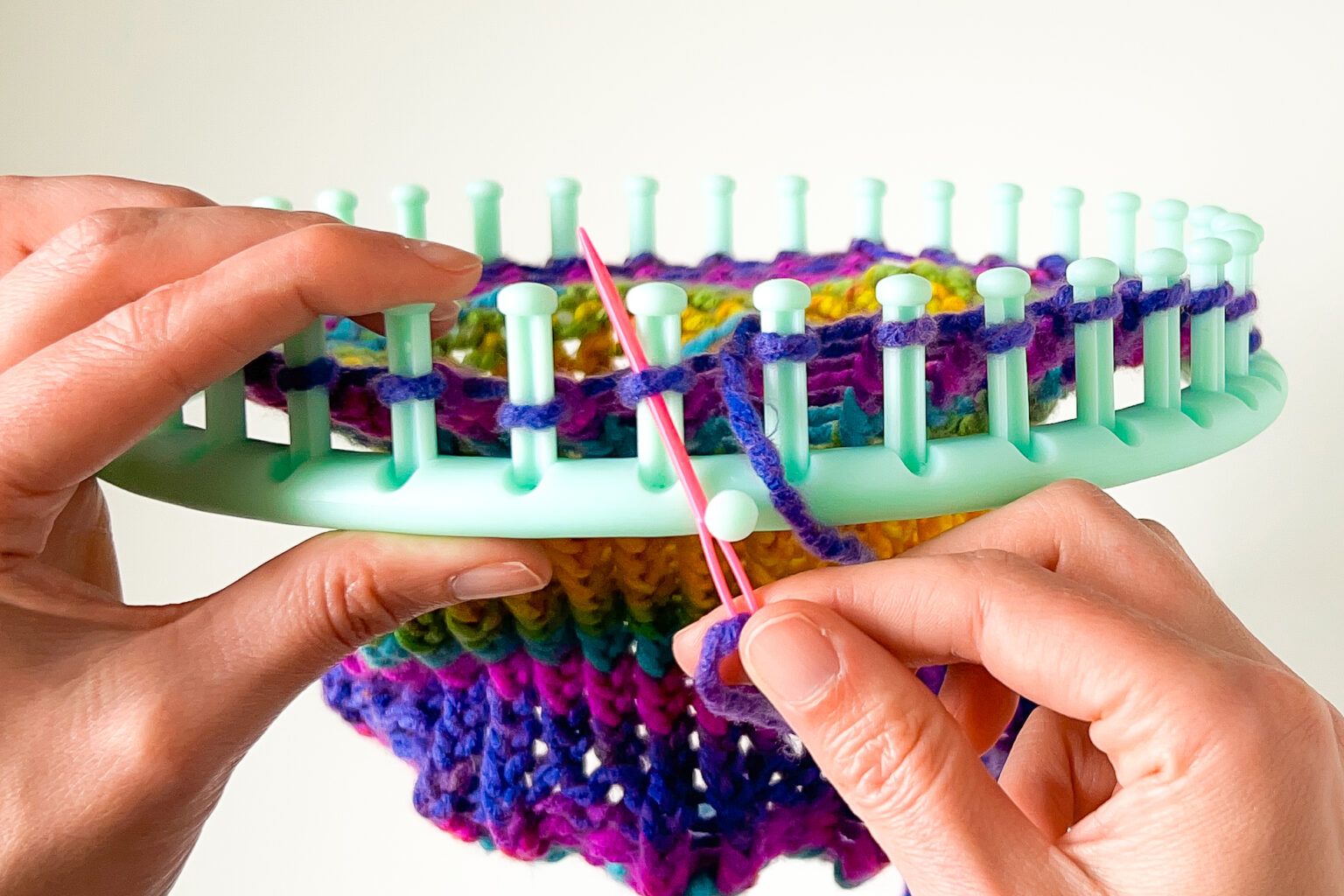 Knitting Loom Cast Off The 5 Step Easy Cinched Bind Off!
