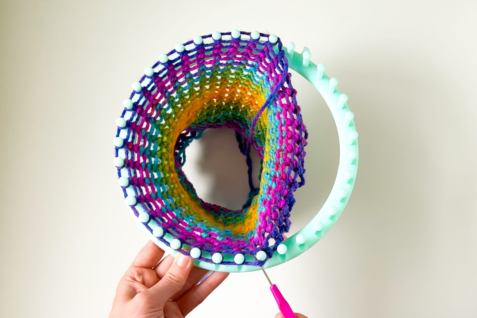 Knitting Loom Cast Off The 5 Step Easy Cinched Bind Off!