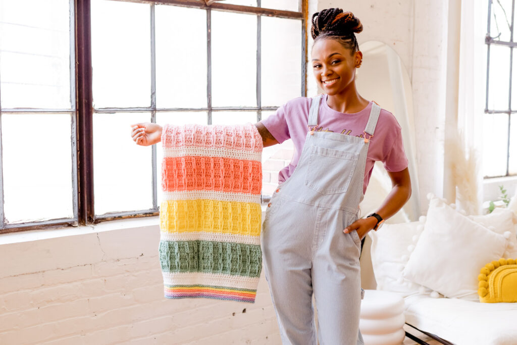 Free crochet afghan patterns: The Gumball Afghan