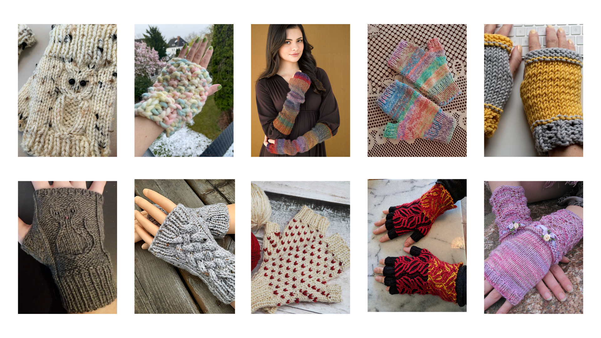 10 Fantastic Fingerless Gloves Knitting Patterns for Fall