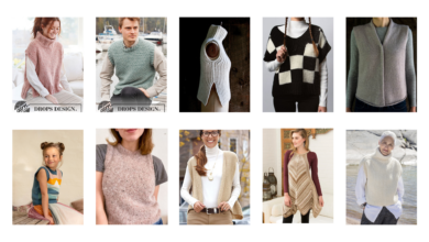 Knitted vest patterns for fall and winter 20213!