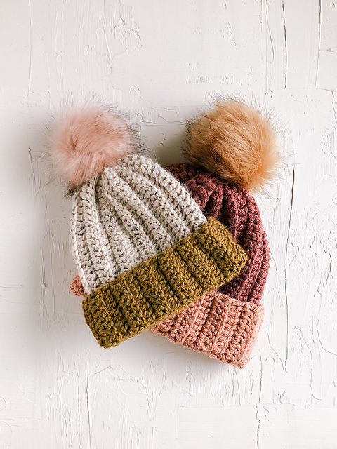 Easy crochet hat pattern: 1.5 Hour Beanie