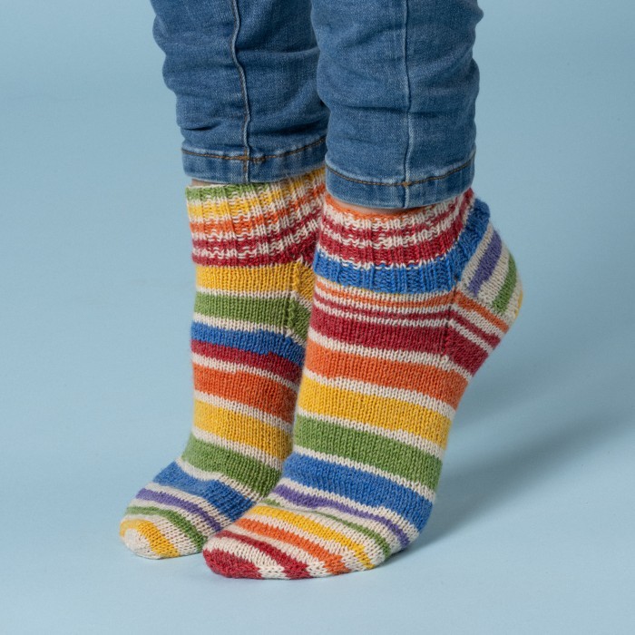 Sebu Ankle Socks pattern.