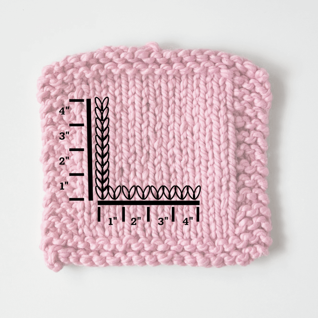 how to measure gauge in knitting