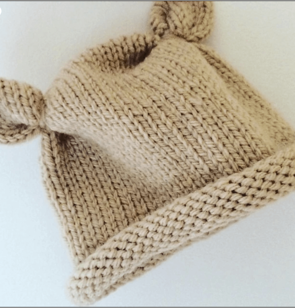 Made with Love - Knit baby hat pattern