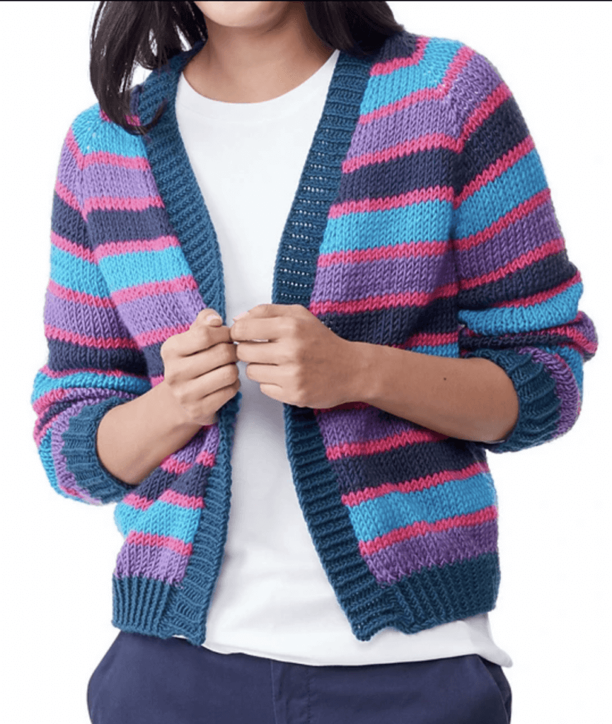 Chunky Knit Cardigan Pattern [FREE: 10 Easy Projects!]
