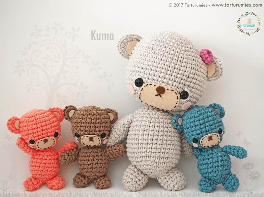 Amigurumi: Familia Osos - Teddy Bears