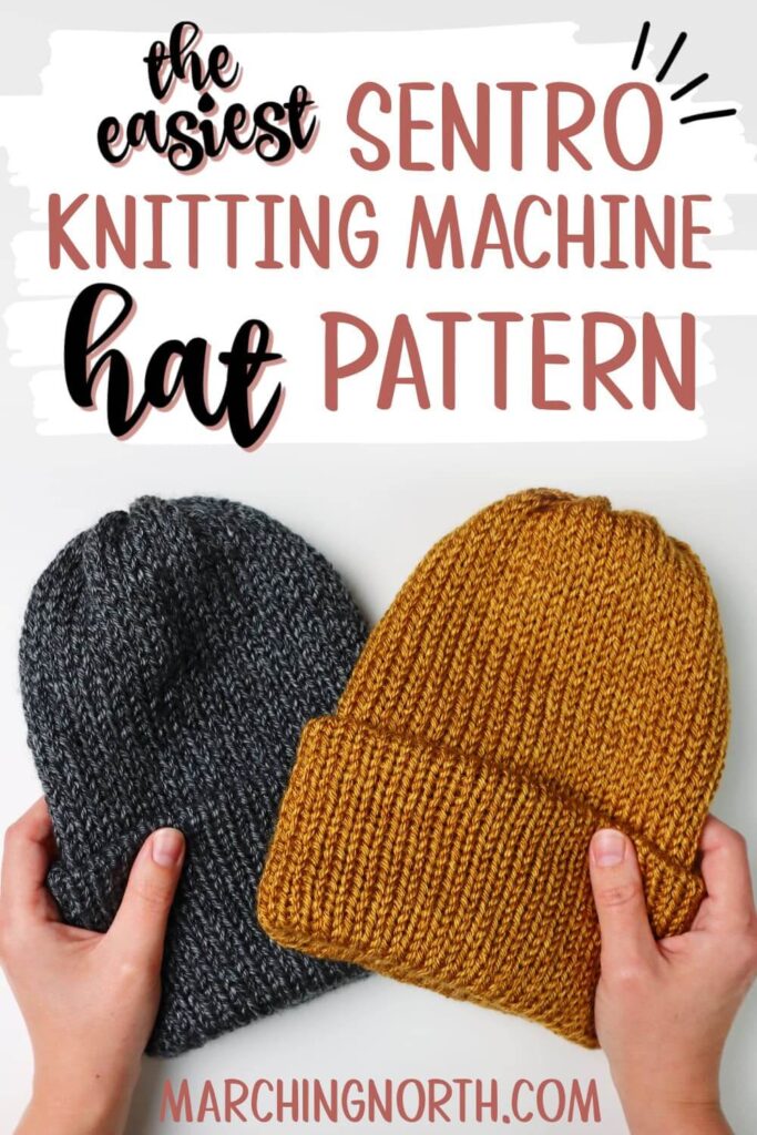 Easiest Knitting Machine Beanie Hat Pattern