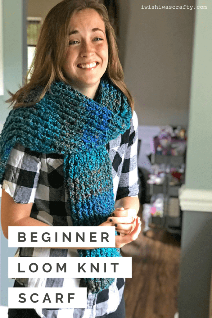 Beautiful Beginner Loom Knit Scarf