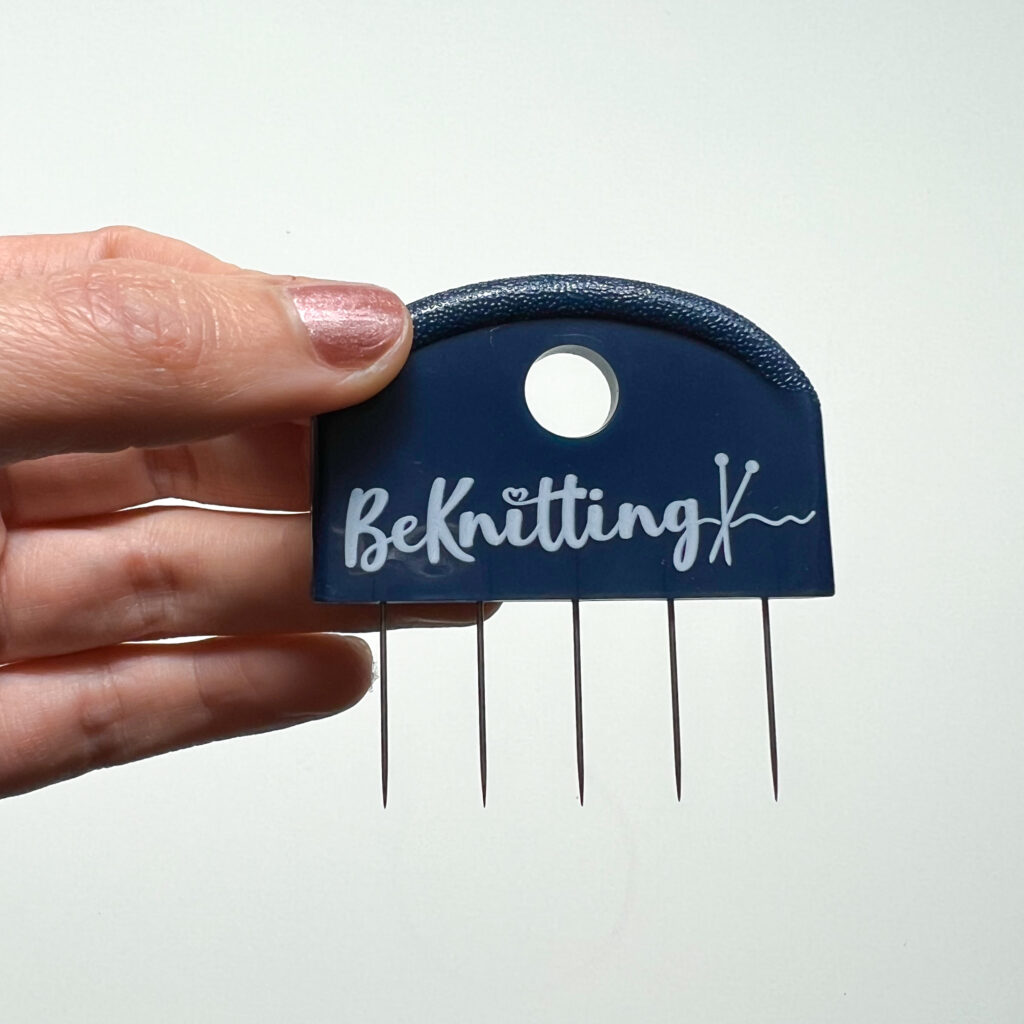 BeKnitting Blocking Comb for blocking knits