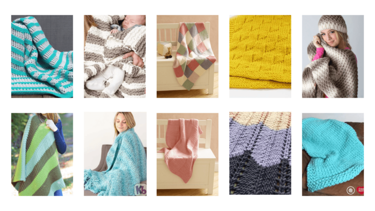 Loom knitting blanket patterns!