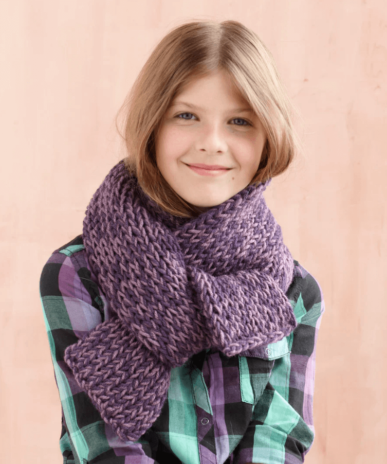 Loom Double Knit 2 Ball Scarf