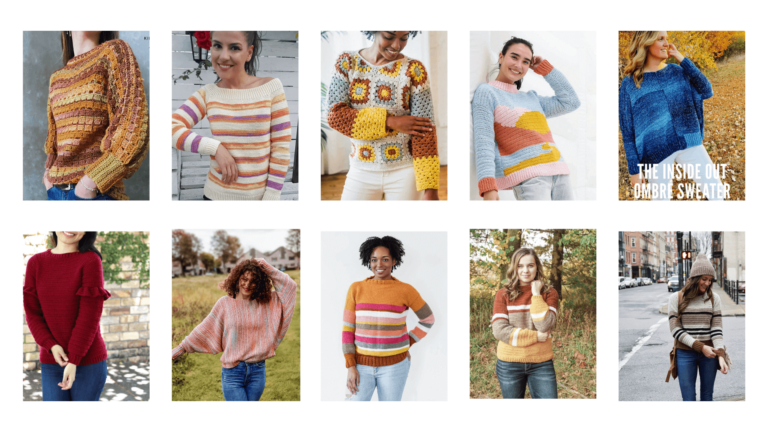 Free crochet sweater patterns!
