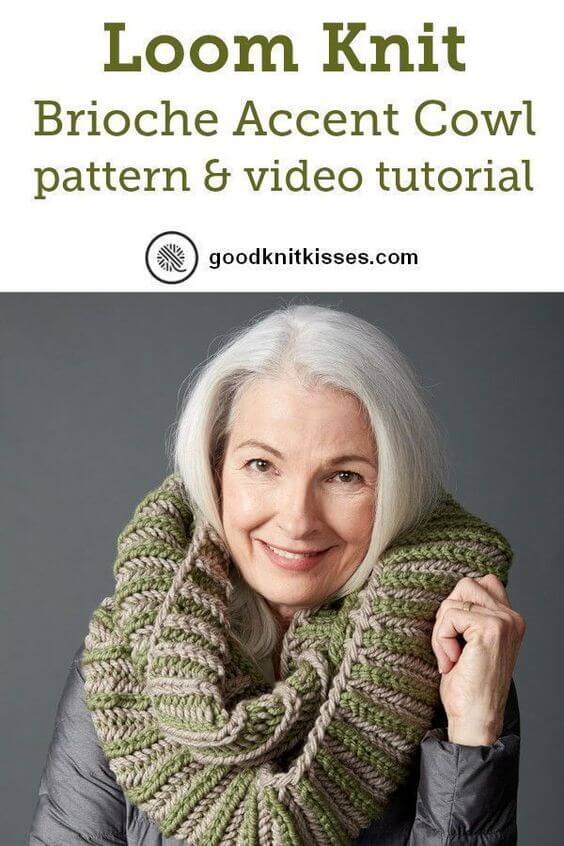 Loom Knitting by This Moment is Good!: Loom Knit Fair Isle Infinity Scarf  (Free Pattern)