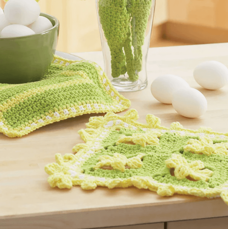 Daffodil Dishcloth