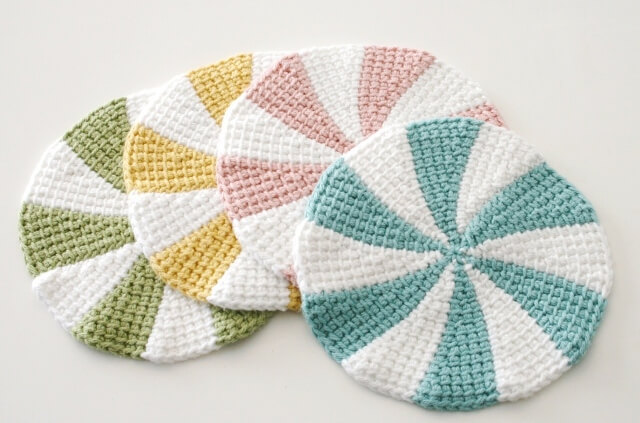 Tunisian Shaker Dishcloths