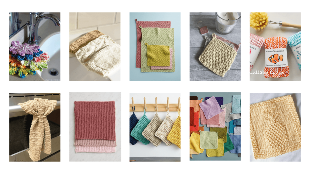 Free knit dishcloth patterns